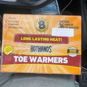 HOT HANDS TOE WARMERS box of 36 pairs